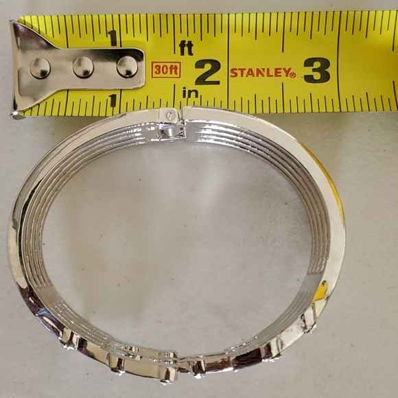 Silver bracelet with crystal stones - Picture 4 of 5